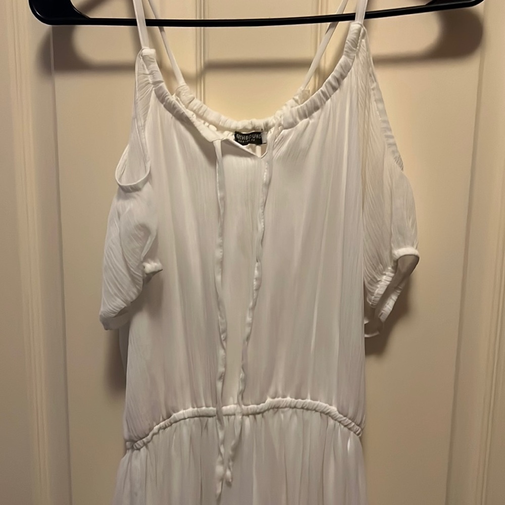White Med dress sleeve shear